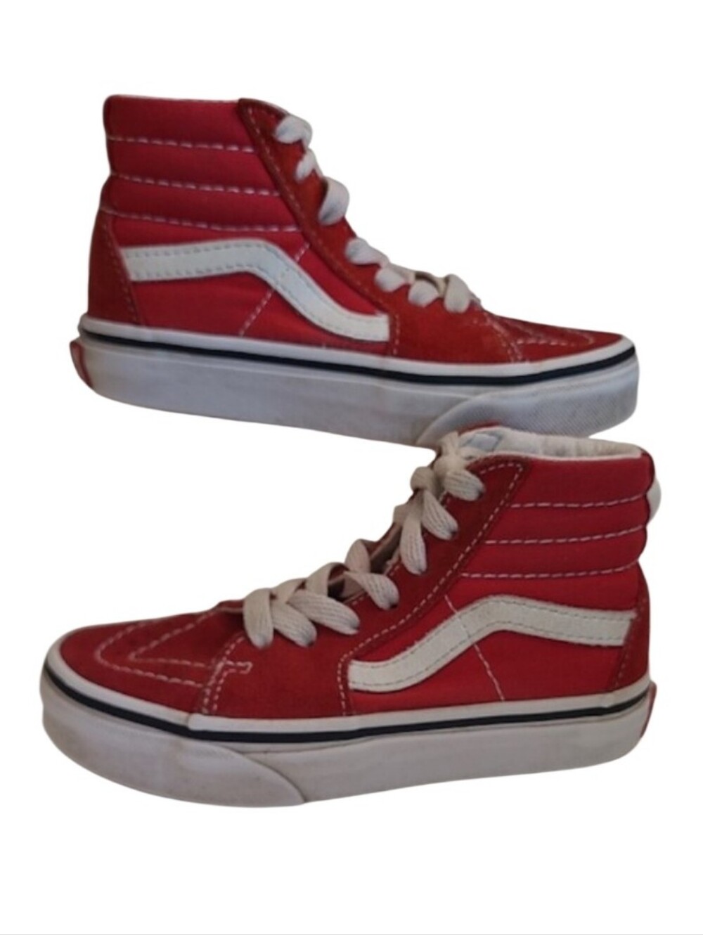 Vans Off The Wall Sk8 Hi Skateboard Athletic Canvas Suede Lace Up Skate Sneaker